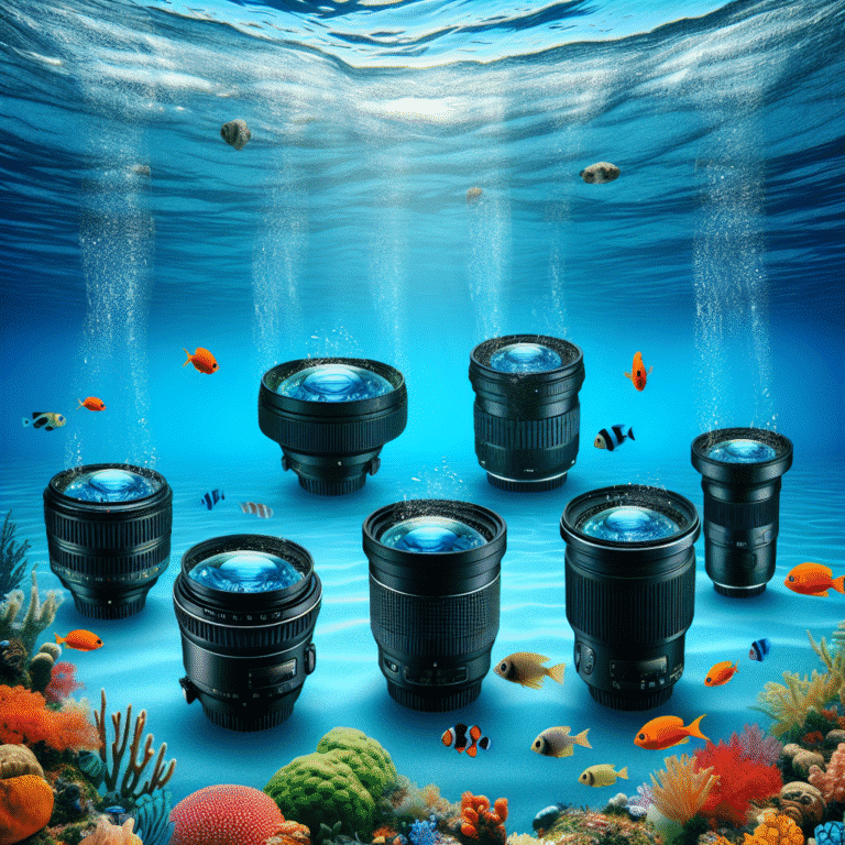 Lentes ideais para fotos debaixo d’água