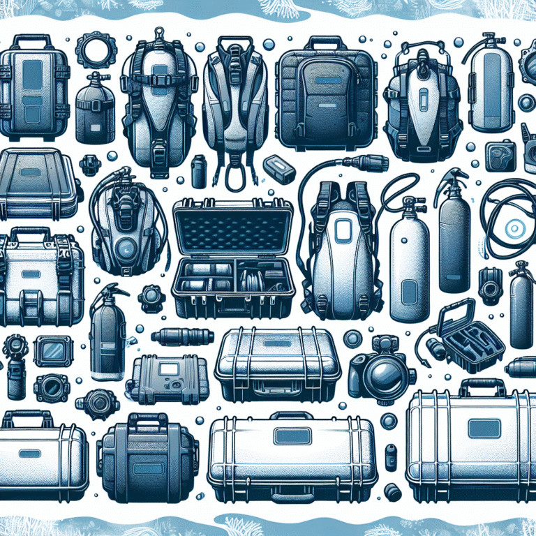 Bolsas e cases para equipamentos subaquáticos