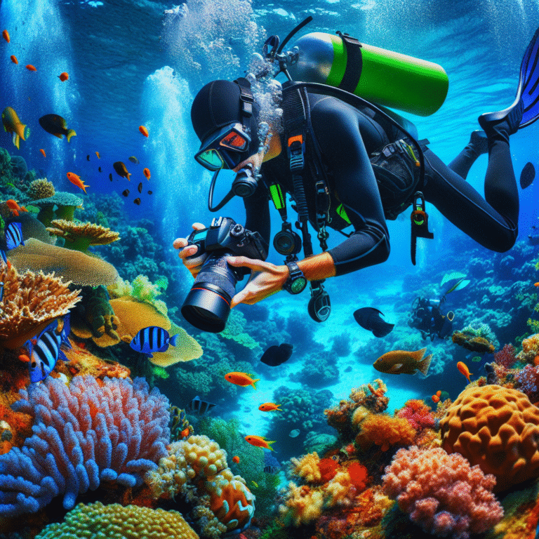 Técnicas de mergulho para fotógrafos iniciantes