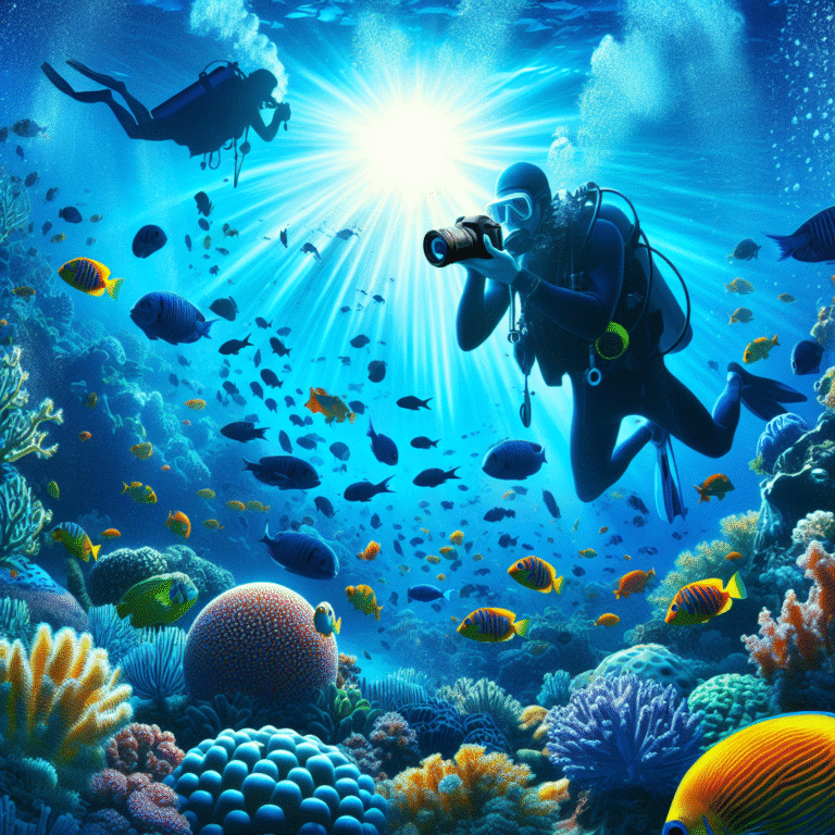 Locais ideais para mergulho e fotografia