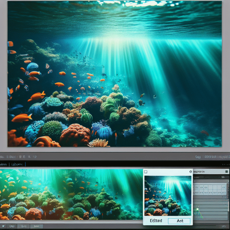 Como editar fotos subaquáticas no Lightroom