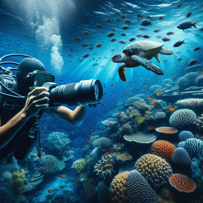 Ideias criativas para fotos subaquáticas