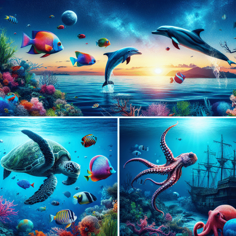 Inspiração de fotos com animais marinhos